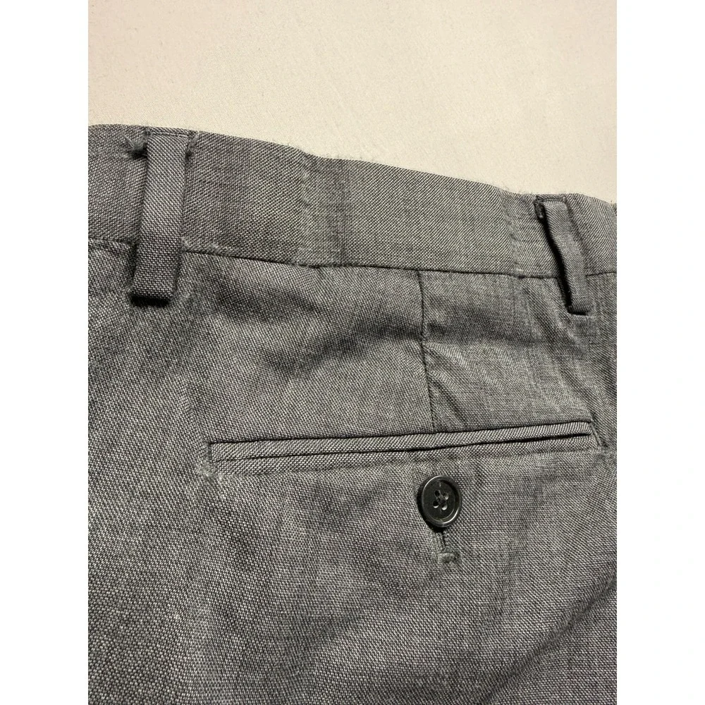 Banana Republic Marzotto Slim Fit Dress Pants Mens‎ 34x28 Gray Formal Business